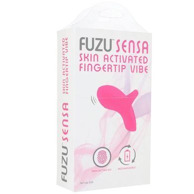 Вибратор на палец FUZU Sensa Skin Activated Fingertip Vibe &ndash; Pink, розовый