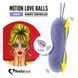 Вагинальные шарики с массажем и вибрацией FeelzToys Motion Love Balls Jivy, пульт ДУ