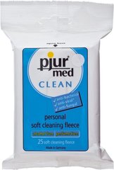 Вологі серветки pjur MED Clean 25 штук