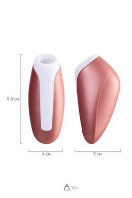 Мініатюрний вакуумний стимулятор Satisfyer Love Breeze помаранчевий