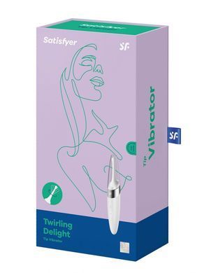 Вібратор для клітора Satisfyer Twirling Delight White, білий