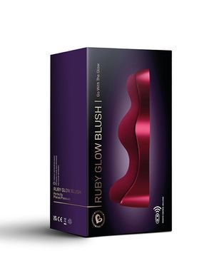 Універсальний sit-on-top вібратор Rocks Off Ruby Glow Blush.
