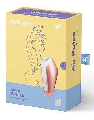Мініатюрний вакуумний стимулятор Satisfyer Love Breeze помаранчевий