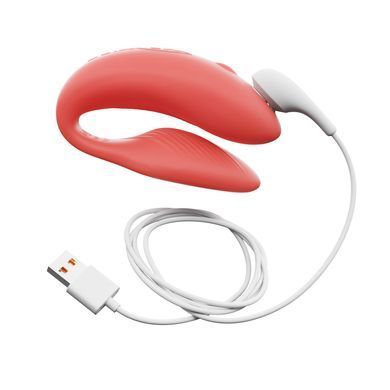Смарт-вибратор для пар We-Vibe Chorus Crave Coral, коралловый