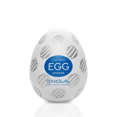 Мастурбатор-яйце Tenga Egg Sphere з багаторівневим рельєфом