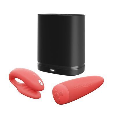 Смарт-вибратор для пар We-Vibe Chorus Crave Coral, коралловый