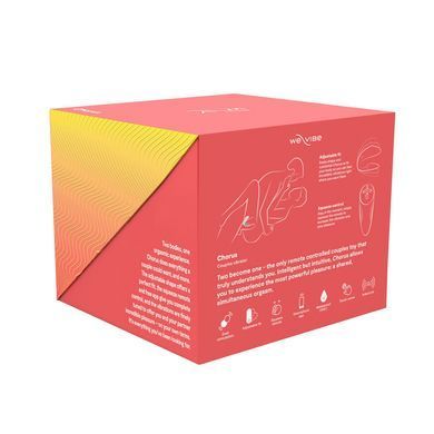 Смарт-вибратор для пар We-Vibe Chorus Crave Coral, коралловый