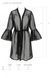 Повітряний пеньюар LOVELIA PEIGNOIR black L/XL - Passion