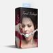Кляп силіконовий Feral Feelings Silicon Ball Gag White/White, білий ремінець, біла кулька