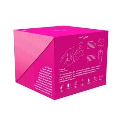Смарт-вібратор для пар We-Vibe Chorus Cosmic Pink, рожевий