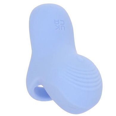 Вибратор на палец Fuzu Sensa Skin Activated Fingertip Vibe &ndash; Pastel Blue, голубой