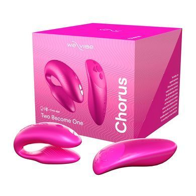 Смарт-вібратор для пар We-Vibe Chorus Cosmic Pink, рожевий