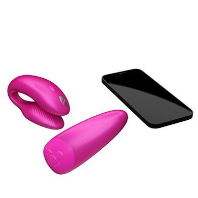 Смарт-вібратор для пар We-Vibe Chorus Cosmic Pink, рожевий