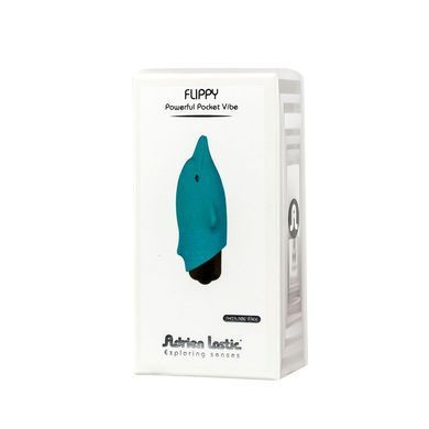 Вибропуля Adrien Lastic Pocket Vibe Flippy 10, бирюзовая