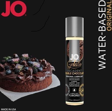 Лубрикант JO Gelato Decadent Double Chocolate &ndash; двойной шоколад, 30 мл