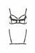 Бюстгальтер-стрепы с кружевом SOLON BRA black XXL/XXXL - Passion Exclusive