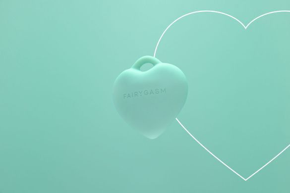 Мінівібратор &laquo;Сердечко&raquo; FairyGasm PleasureStone green, зелений