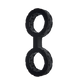 Наручники силіконові Doc Johnson The Cuffs Small - Black