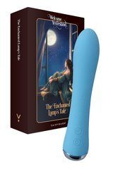 Вибратор с подогревом FairyGasm WowGenie blue, голубой