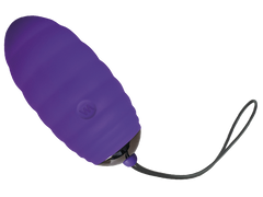 Виброяйцо Adrien Lastic Ocean Breeze Purple с пультом ДУ, 10 режимов работы