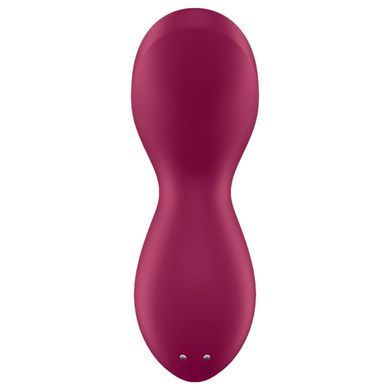 Вибратор для клитора с жемчужной стимуляцией Satisfyer Exciterrr Berry, бордовый