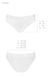 Трусики з широкою гумкою і мереживом Passion PS001 PANTIES white, size L