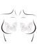 Пэстис-бабочки из кристаллов Leg Avenue Chrysallis nipple sticker, наклейки, светятся в темноте