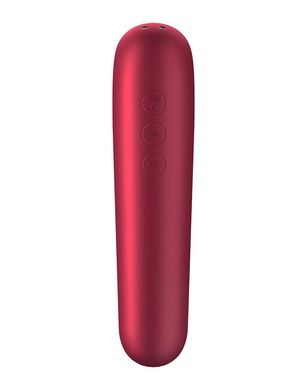 Смарт вібратор та вакуумний стимулятор 2-в-1 Satisfyer Dual Love Pink