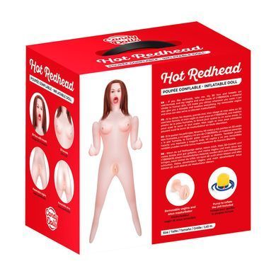 Надувная кукла Candy Dolls Hot Redhead, телесная
