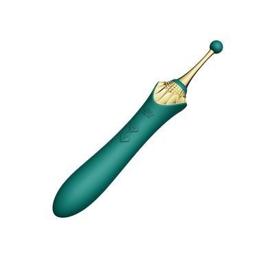 Вагинально-клиторальный вибратор Zalo &mdash; Bess Turquoise Green, зеленый