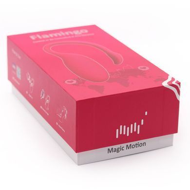Смарт-виброяйцо Magic Motion Flamingo со стимулятором клитора, розовое