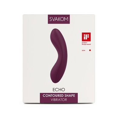 Кліторальний вібратор Svakom Echo Violet, фіолетовий