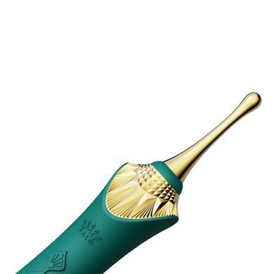 Вагинально-клиторальный вибратор Zalo &mdash; Bess Turquoise Green, зеленый