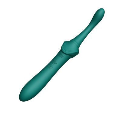 Вагинально-клиторальный вибратор Zalo &mdash; Bess Turquoise Green, зеленый