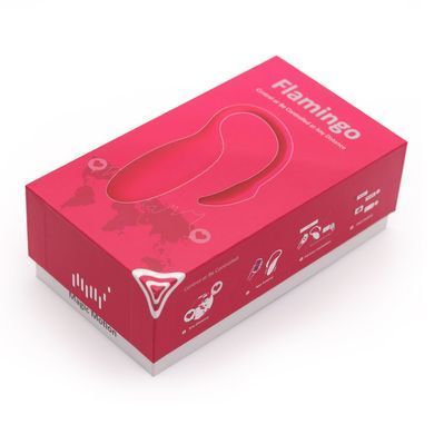 Смарт-виброяйцо Magic Motion Flamingo со стимулятором клитора, розовое