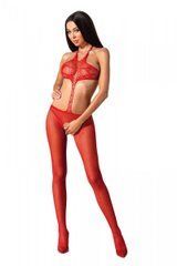Відкритий бодістокінг Passion BS080 red