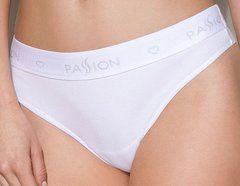 Трусики-бразиліана з бавовни Passion PS005 PANTIES white, size L