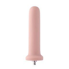 Силіконовий дилдо для секс-машин Hismith Silicone Anal Plug Dildo, тілесний