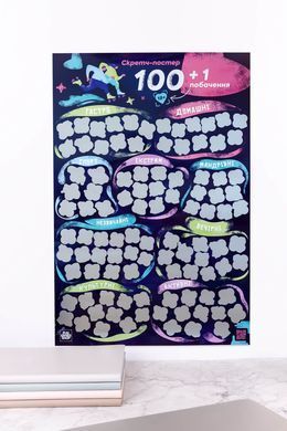 Скретч постер &laquo;100+1 свидание&raquo;