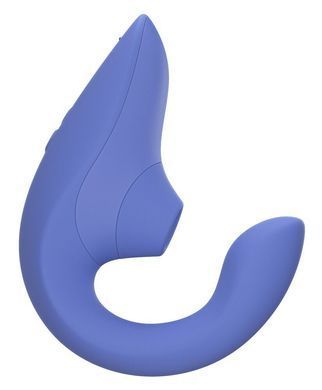 Вагинально-клиторальный стимулятор Womanizer Blend Vibrant Blue, вибрация + вакуум, 2 мотора