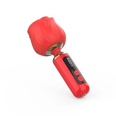 Вибромассажер Loviss Rose Mini Massage Wand Vibrator, красный