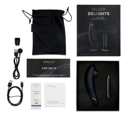 Преміальний подарунковий набір Silver Delights Collection: Womanizer Premium та We-Vibe Tango