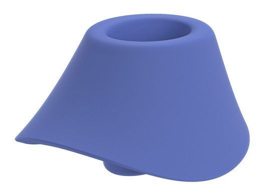 Вагинально-клиторальный стимулятор Womanizer Blend Vibrant Blue, вибрация + вакуум, 2 мотора