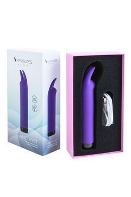Вібратор S Pleasures Bullets Amethyst, фіолетовий