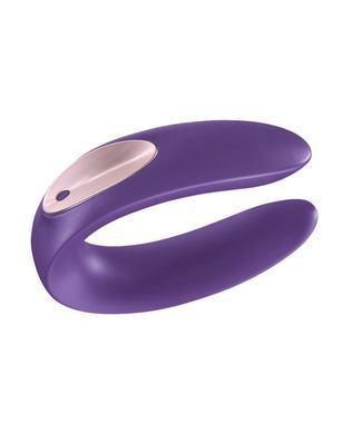 Вібратор для пар Satisfyer Double Plus Remote з пультом ДУ та двома моторчиками