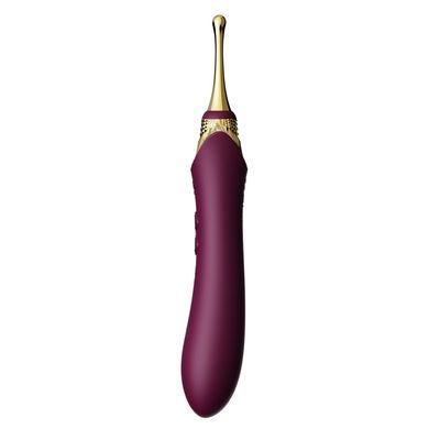 Мультифункціональний вібратор Zalo &mdash; Bess 2 Velvet Purple, бордовий