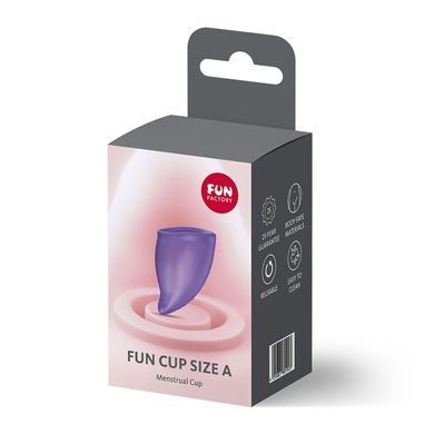 Менструальна чаша Fun Factory FUN CUP SIZE A Black Currant, фіолетова