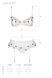 Сексуальний комплект з поясом для панчіх LOVELIA SET white S/M - Passion