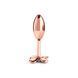Анальная пробка NS Novelties Rear Assets &mdash; Clover &mdash; Rose Gold, золотая