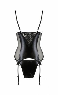 Корсет под кожу ASUNA CORSET black XXL/XXXL Passion